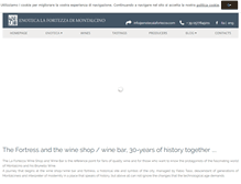 Tablet Screenshot of enotecalafortezza.com
